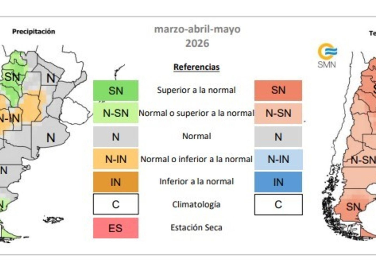Los mapas clave para el campo en el trimestre que comienza