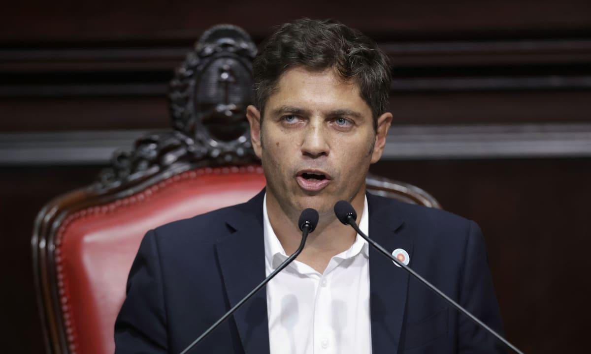 Kicillof prepara su discurso para la Legislatura y deja abiertas las réplicas a Milei hasta último momento