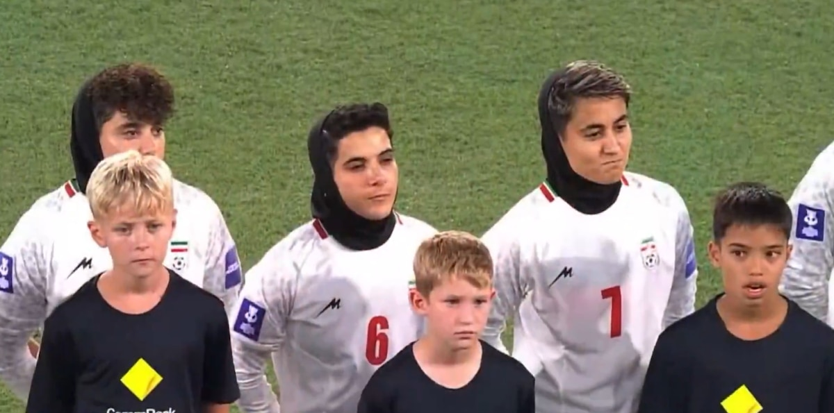 Copa de Asia: la selección femenina de fútbol de Irán no cantó el himno en el primer partido del torneo