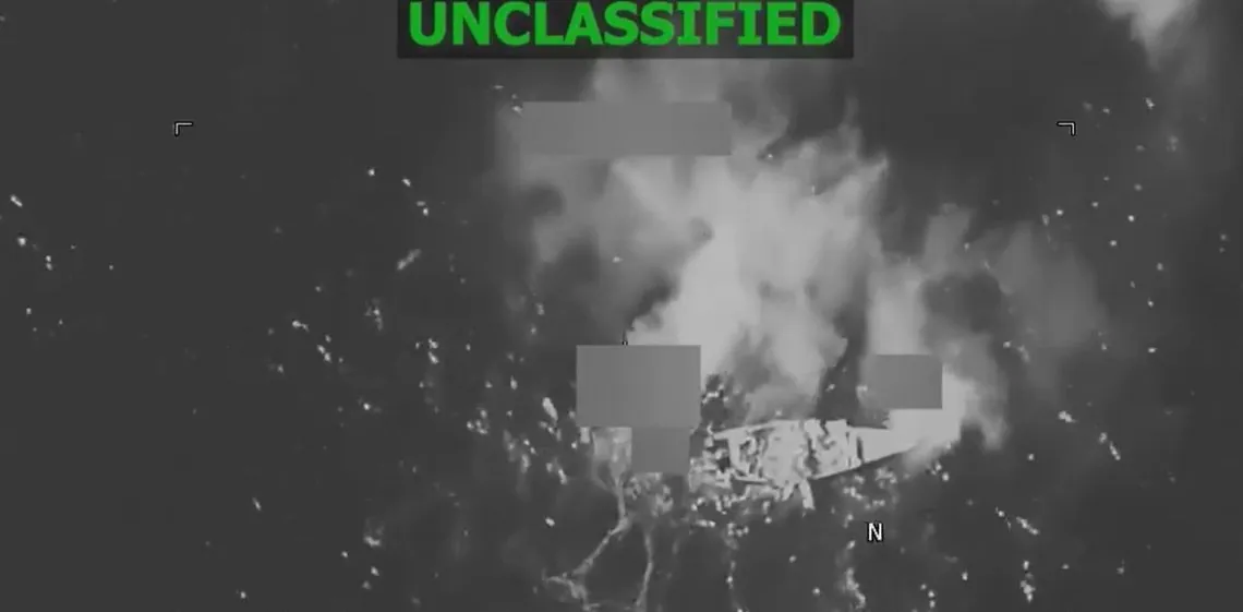 Estados Unidos anunció un nuevo ataque contra "narcoterroristas" en el Pacífico: cinco muertos