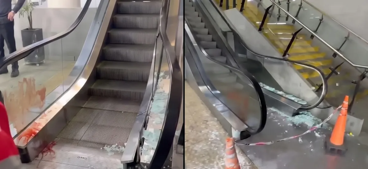 Falló una escalera mecánica en una estación del Belgrano Sur y once personas resultaron heridas