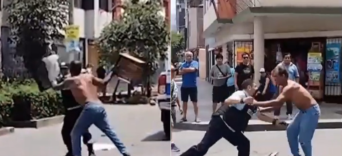 Sereno de San Martín de Porres recurrió a su pistola de electrochoque para reducir a ciudadano violento tras alerta vecinal