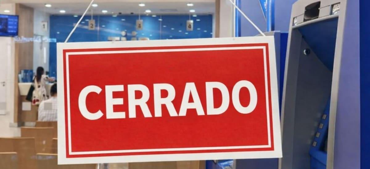 Cierran todos los bancos del país este lunes: no habrá atención presencial en ninguna sucursal
