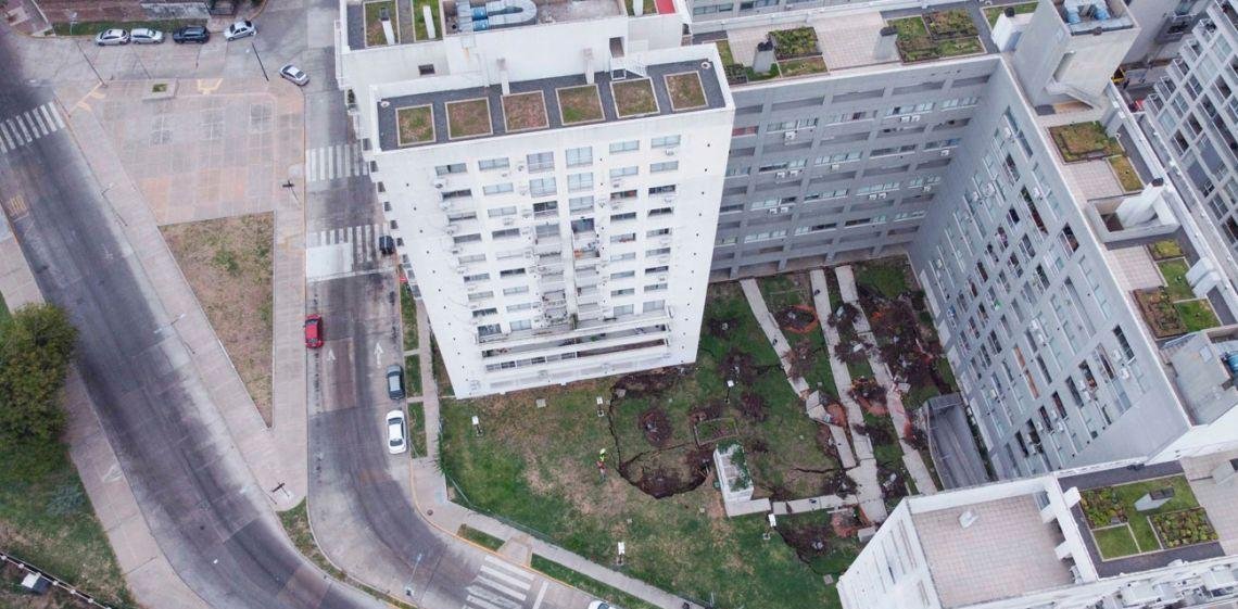 Derrumbe en Parque Patricios: cómo fue el momento del colapso de la estructura