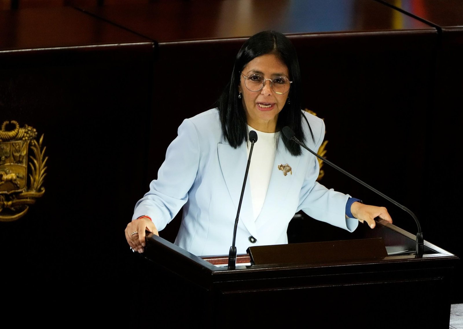 Delcy Rodríguez anunció el envío de una ley de amnistía para todos los presos políticos en Venezuela y el cierre del centro de tortura El Helicoide