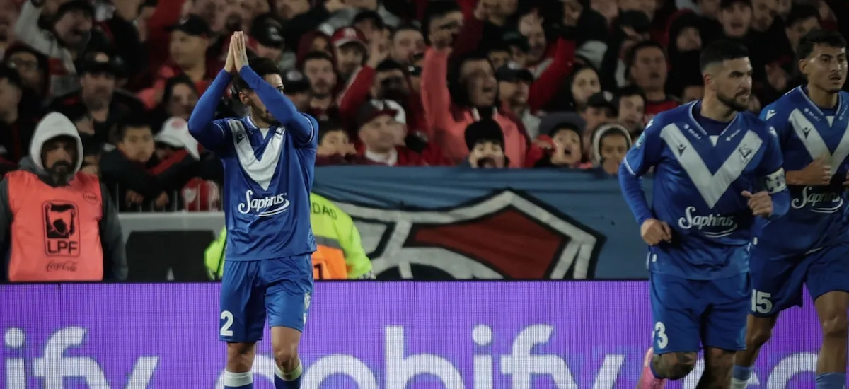 El gol de Manuel Lanzini que le dio el empate a Vélez ante River Plate: así explicó su festejo