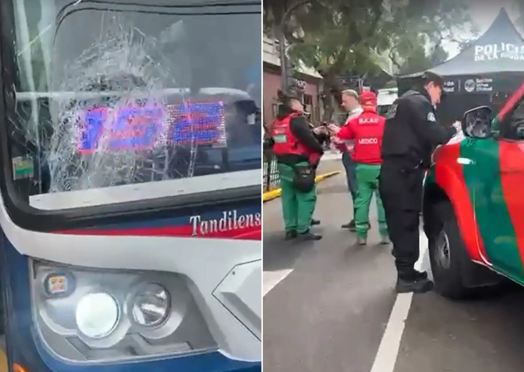 Un joven de 30 años murió atropellado por un colectivo en la avenida Santa Fe