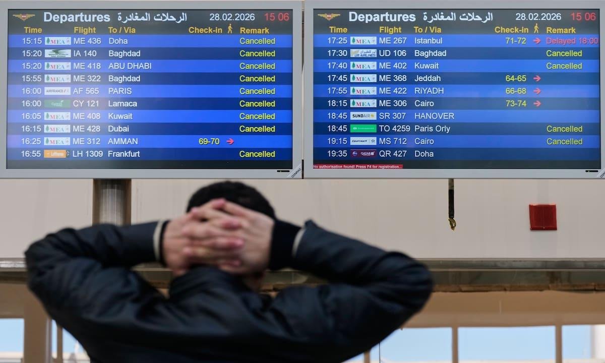 La ofensiva contra Irán sacude el tráfico aéreo y marítimo y desata una disrupción global