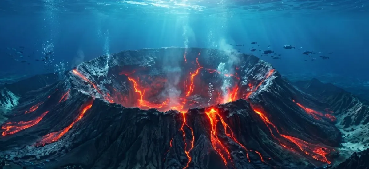 Mide 150 kilómetros y está sumergida a 5.200 metros bajo el mar: así es Apolaki, la caldera volcánica más grande del mundo