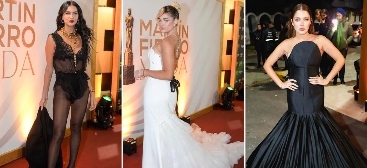 Transparencias, encajes y brillo: los códigos de diseño que definieron los Martín Fierro de la Moda