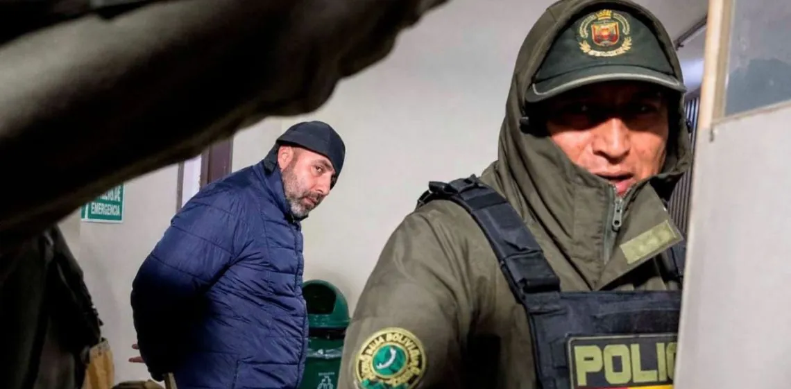 Cerimedo fue enviado por 180 días al penal boliviano de Palmasola por el atentado contra Nadia Beller