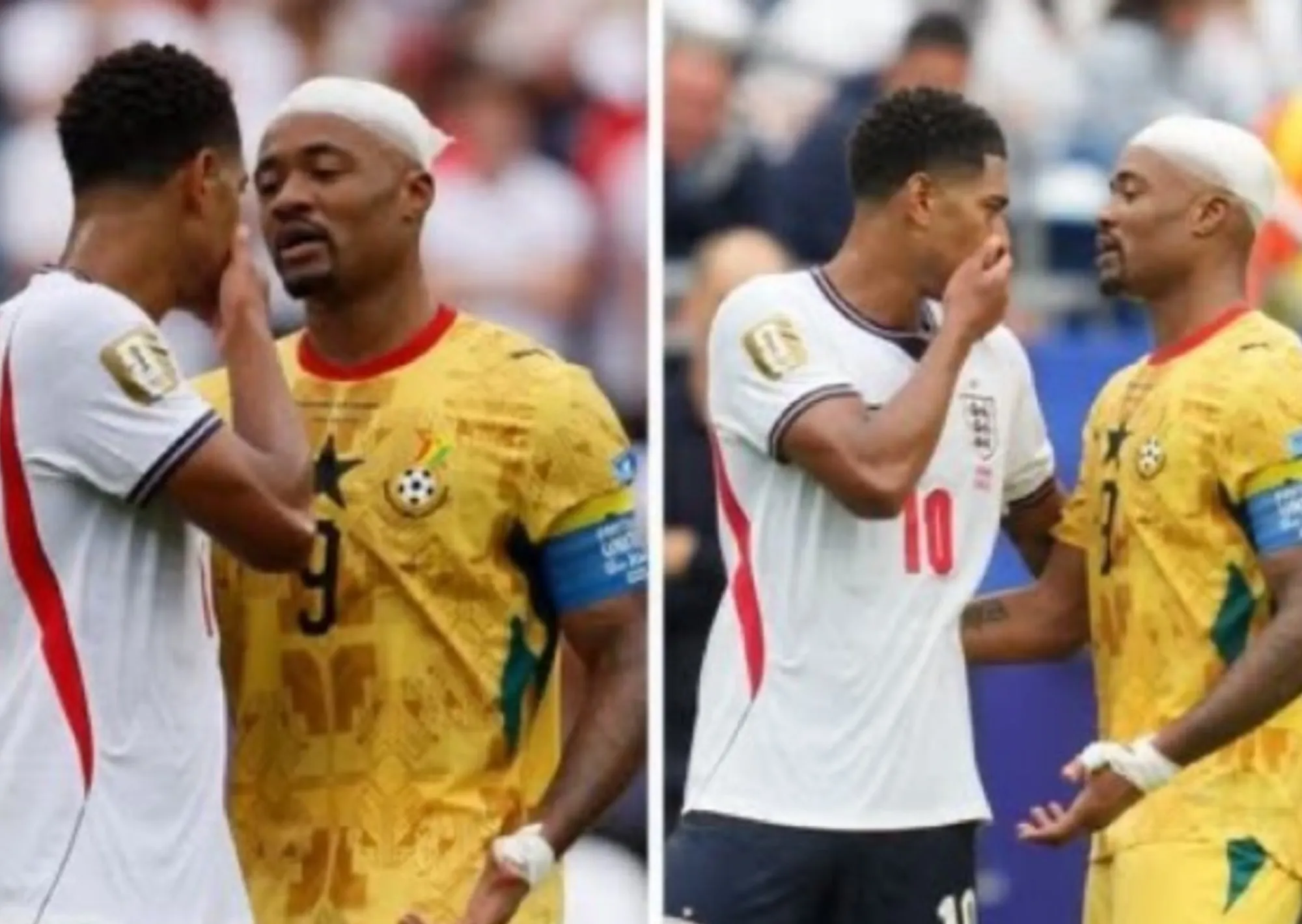 Polémica en el Mundial: Jude Bellingham se tapó la boca para hablar durante el partido ante Ghana, pero no fue sancionado