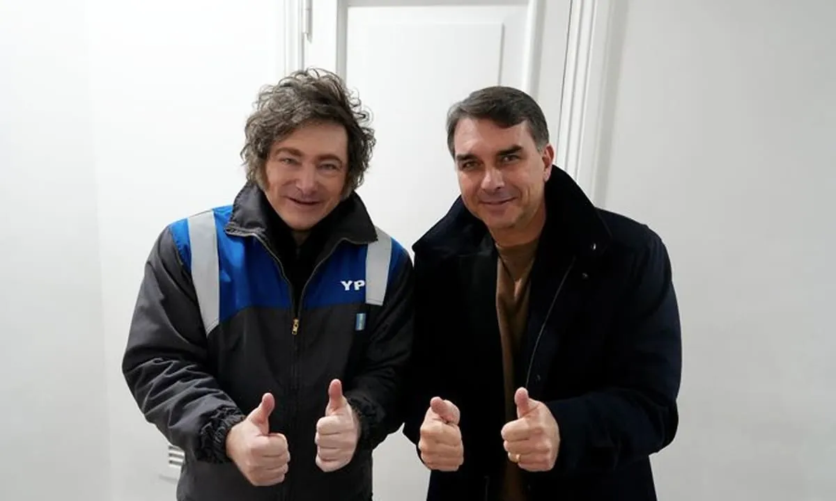 La agenda de Javier Milei en Brasil para apoyar al hijo de Bolsonaro en las elecciones presidenciales