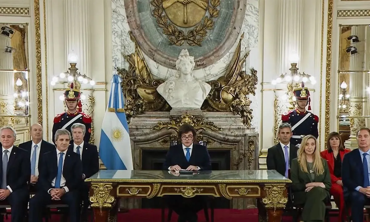 El discurso completo de Javier Milei sobre la reforma al Banco Central por cadena nacional