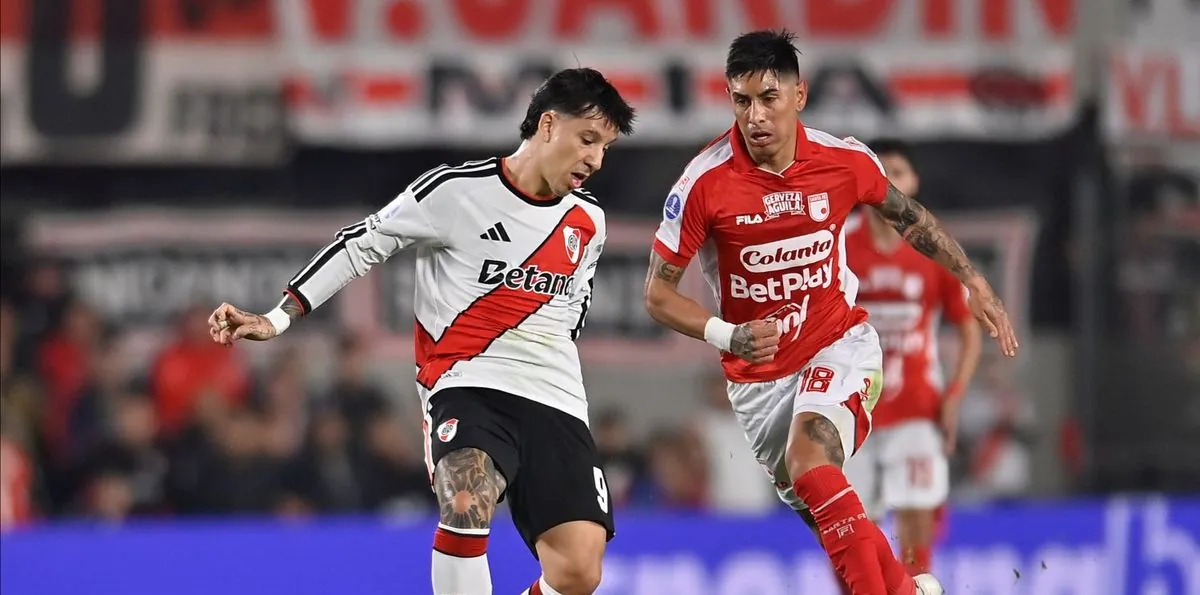 Independiente Santa Fe se lo empato a River en el Monumental: la serie quedó igualada.