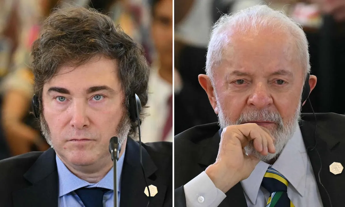 En medio del conflicto diplomático, Milei acusó a Lula de estar detrás de la “campaña antiargentina”