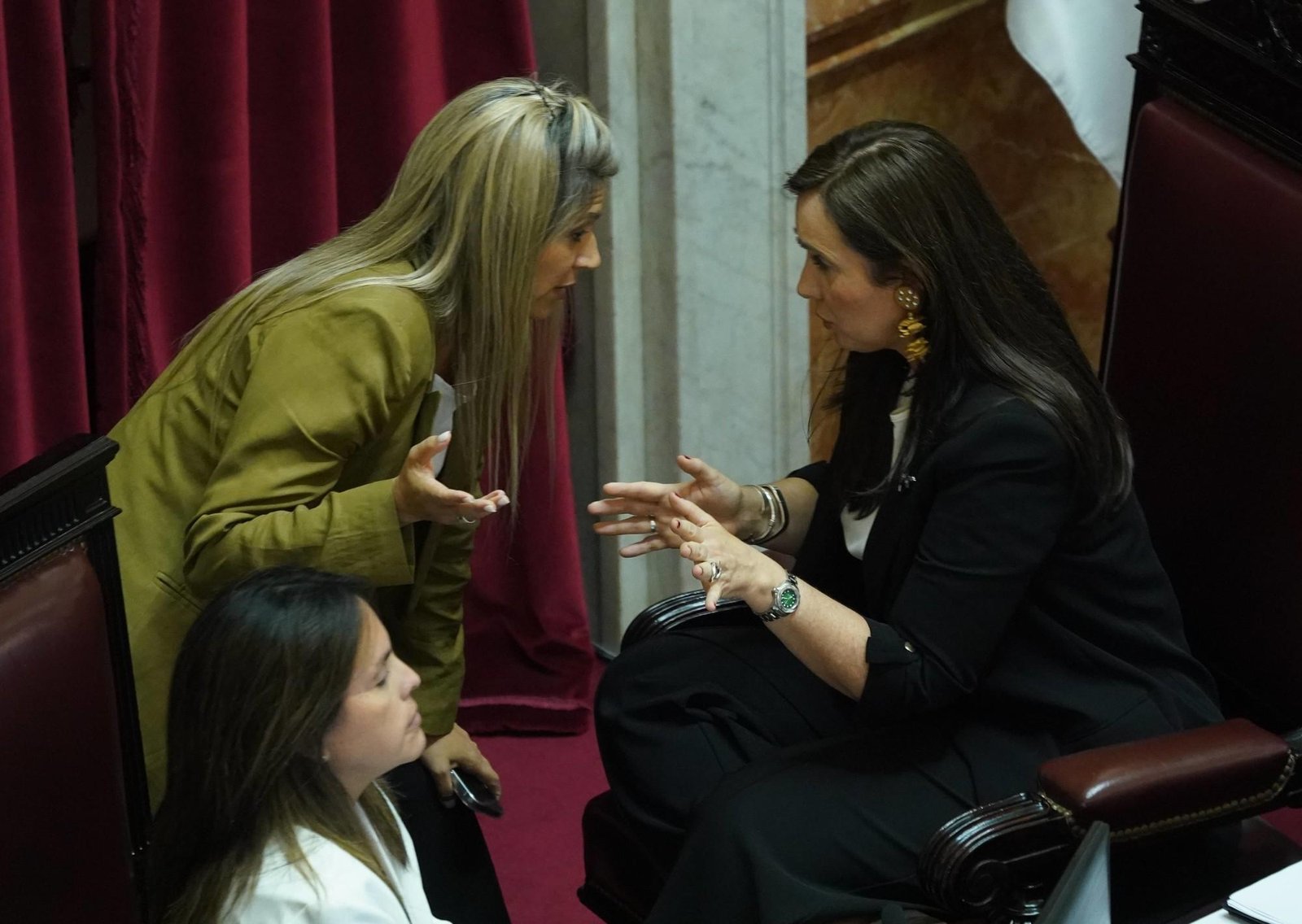 "¡No sea mentirosa!", la trastienda de la pelea entre la senadora libertaria Nadia Márquez y la vicepresidenta Villarruel en la que intervino Patricia Bullrich