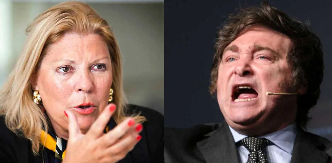 Carrió criticó a Milei por reunirse con el multimillonario Peter Thiel: "Es el eje del mal"