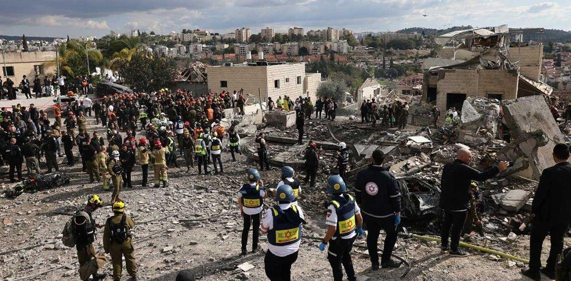 Represalias de Irán: 9 muertos tras un ataque en Israel, cerca de Jerusalén