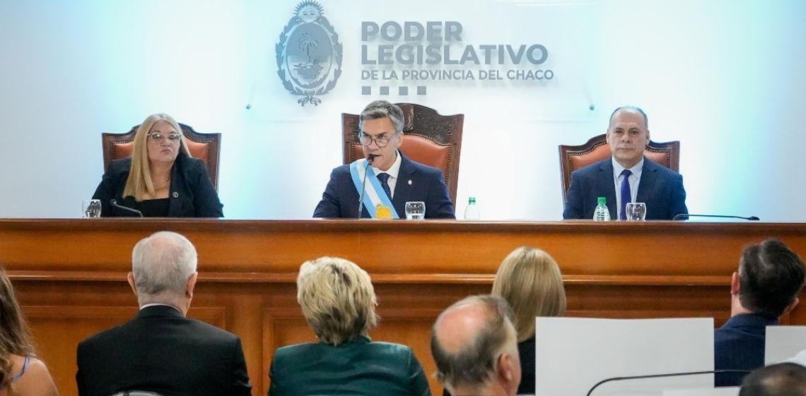 Zdero abrió las sesiones ordinarias: “Se terminó la etapa en que el Estado era botín de guerra”