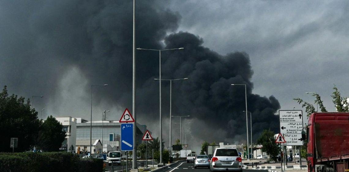 Hubo algunos contrataques iraníes, con misiles y explosiones en Qatar, Emiratos Árabes y Bahrein