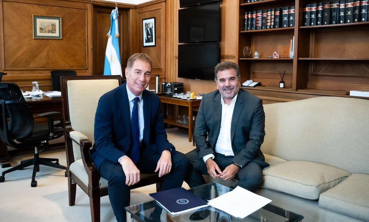 Ritondo visitó a Santilli en la Casa Rosada y le garantizó el apoyo de Pro a la reforma laboral y el régimen penal juvenil