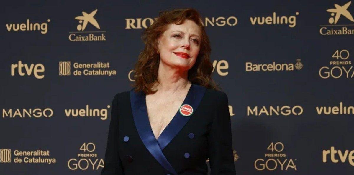 Susan Sarandon afirmó que Hollywood la puso en una lista negra por su apoyo a Palestina
