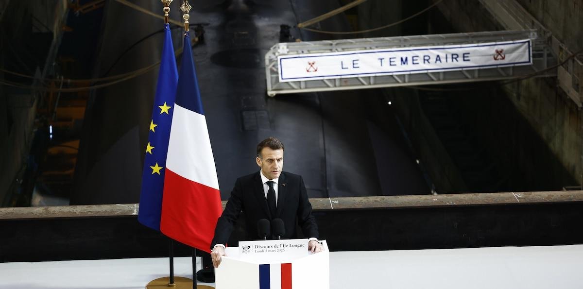 Macron impulsa un poder de disuasión nuclear europeo con Francia al mando