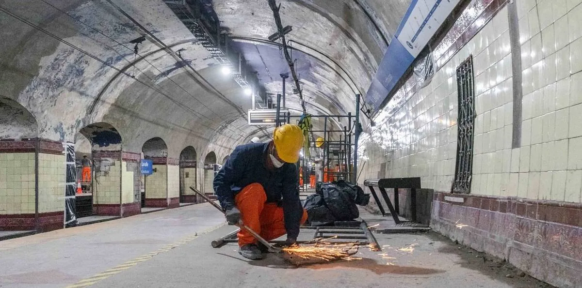 Subte: cerrarán una importante estación por obras este lunes 14 de septiembre