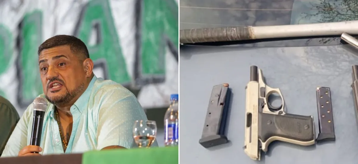 Detuvieron al secretario general de la UOM de Quilmes: tenía dos armas de fuego y cuchillos
