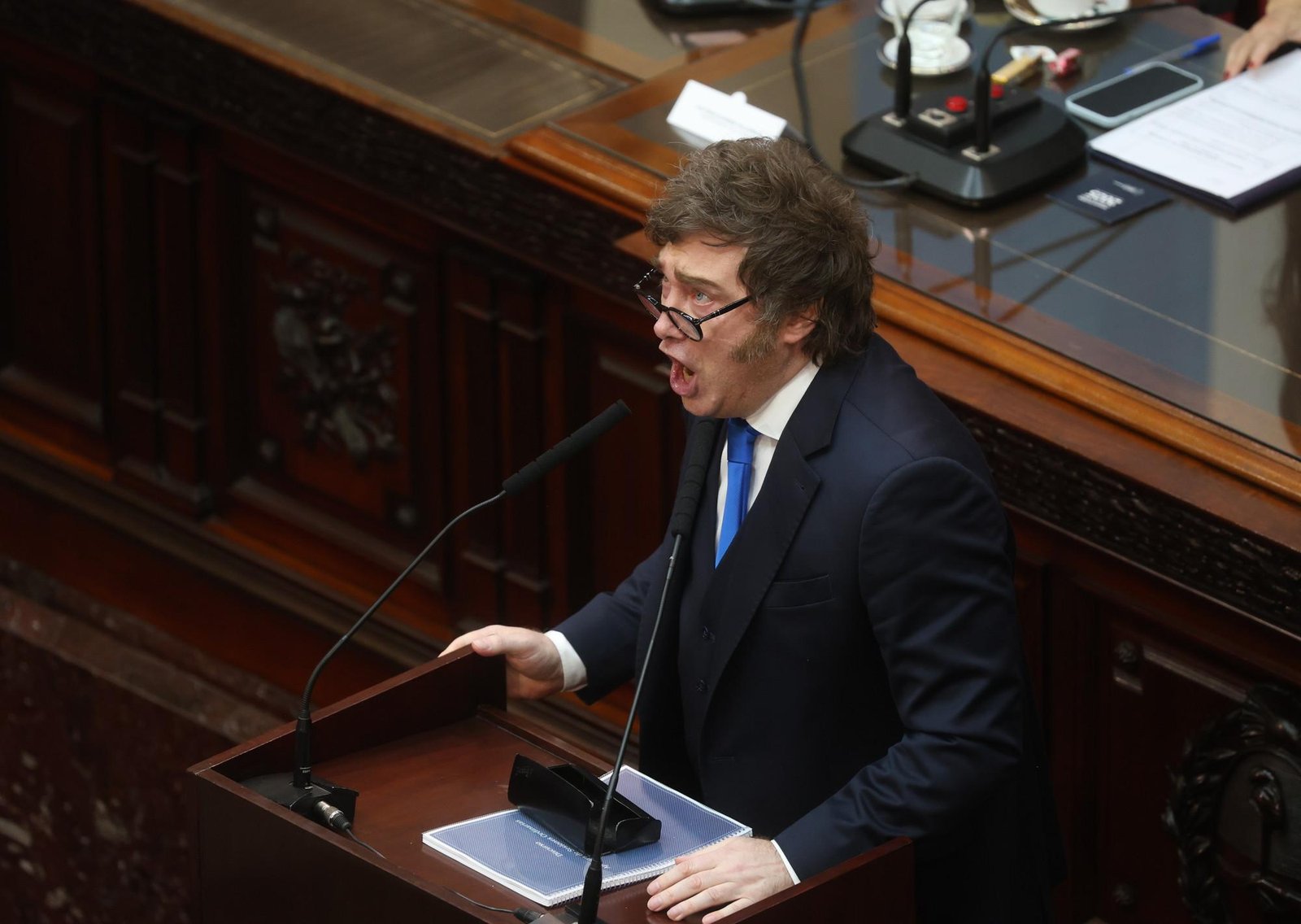 "Sigan mintiendo manga de chorros, por eso tienen a su líder presa": las 10 frases explosivas de Javier Milei ante el Congreso