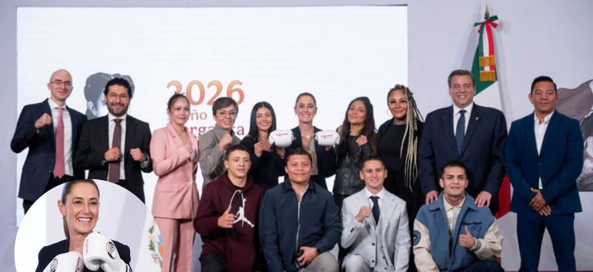 El Gobierno quiere que todos aprendan a pelear y dará clases gratis de boxeo: Claudia Sheinbaum lo presentó como un nuevo programa de bienestar