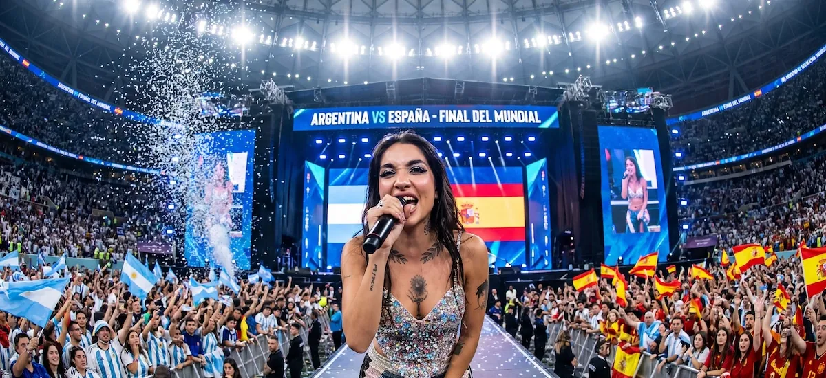 El llamativo cambio de agenda de María Becerra que aumenta las versiones de que cantará el himno en la final del Mundial