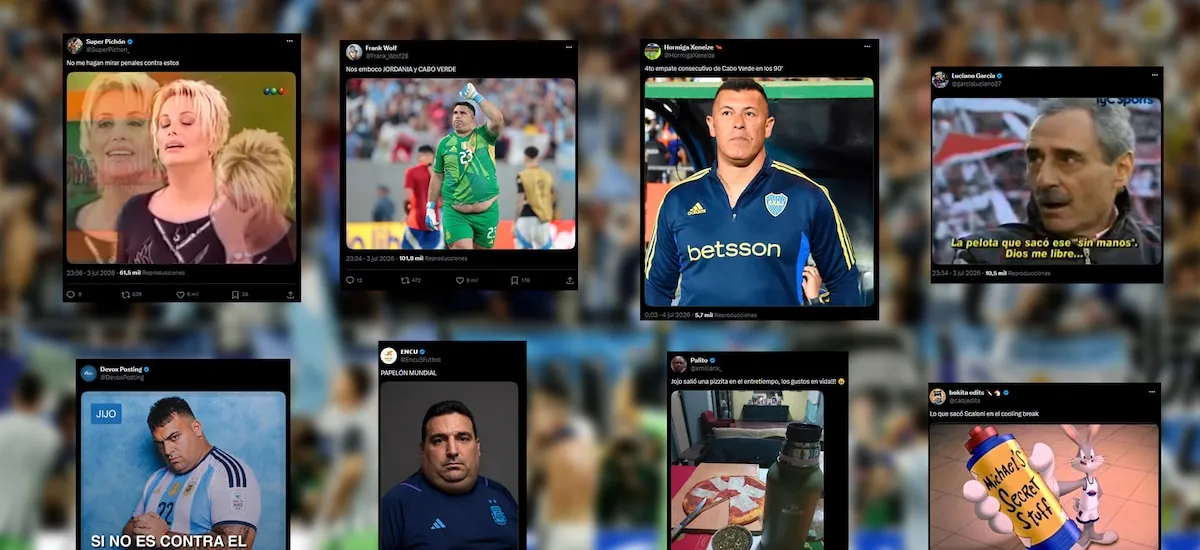 Con la sorpresiva actuación de Cabo Verde y su arquero Vozinha como foco, la ola de memes que generó la clasificación de Argentina