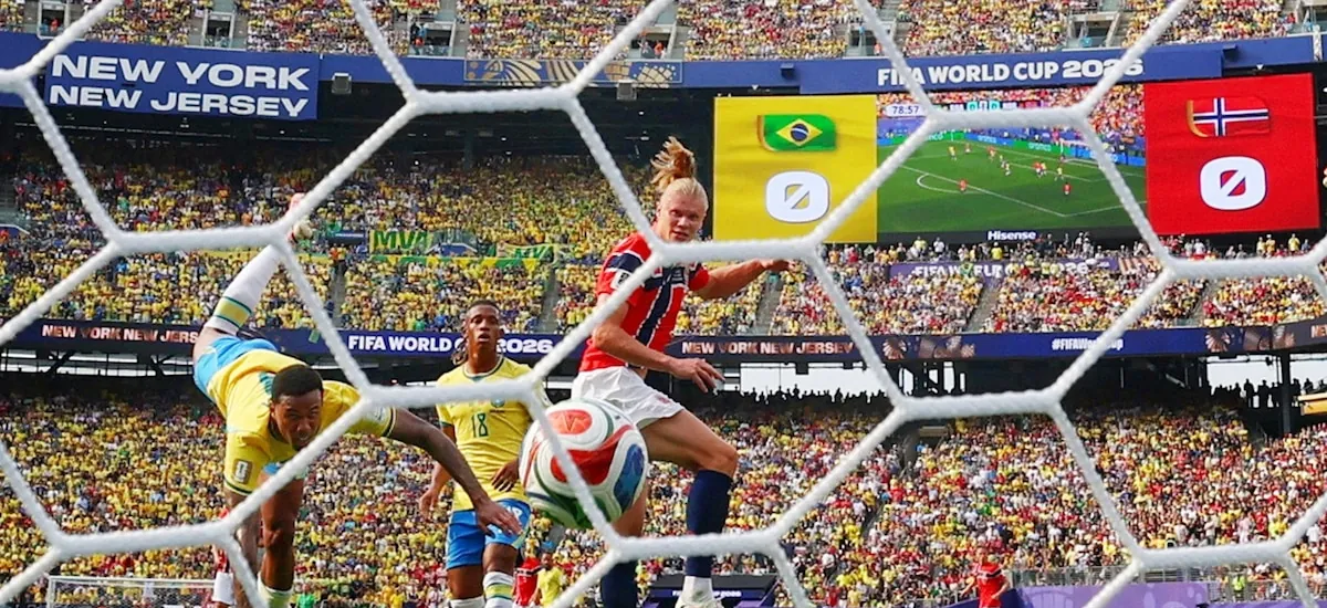 La egocéntrica frase de Haaland tras sus goles a Brasil en el Mundial y la marca histórica que logró