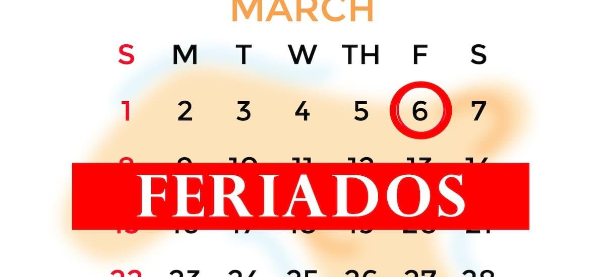Declaran feriado el viernes 6 de marzo y habrá un nuevo fin de semana largo antes de Semana Santa, ¿a quiénes beneficia?