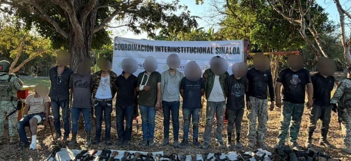 Ataque contra agentes de seguridad deja 14 detenidos en San Ignacio, Sinaloa