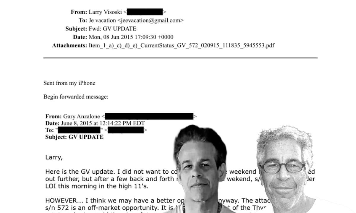 Jeffrey Epstein negoció la compra de un jet privado con Fred Machado, el financista de Espert