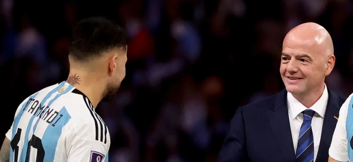 El mensaje que le envió el presidente de la FIFA a Nicolás Otamendi tras su retiro de la selección argentina