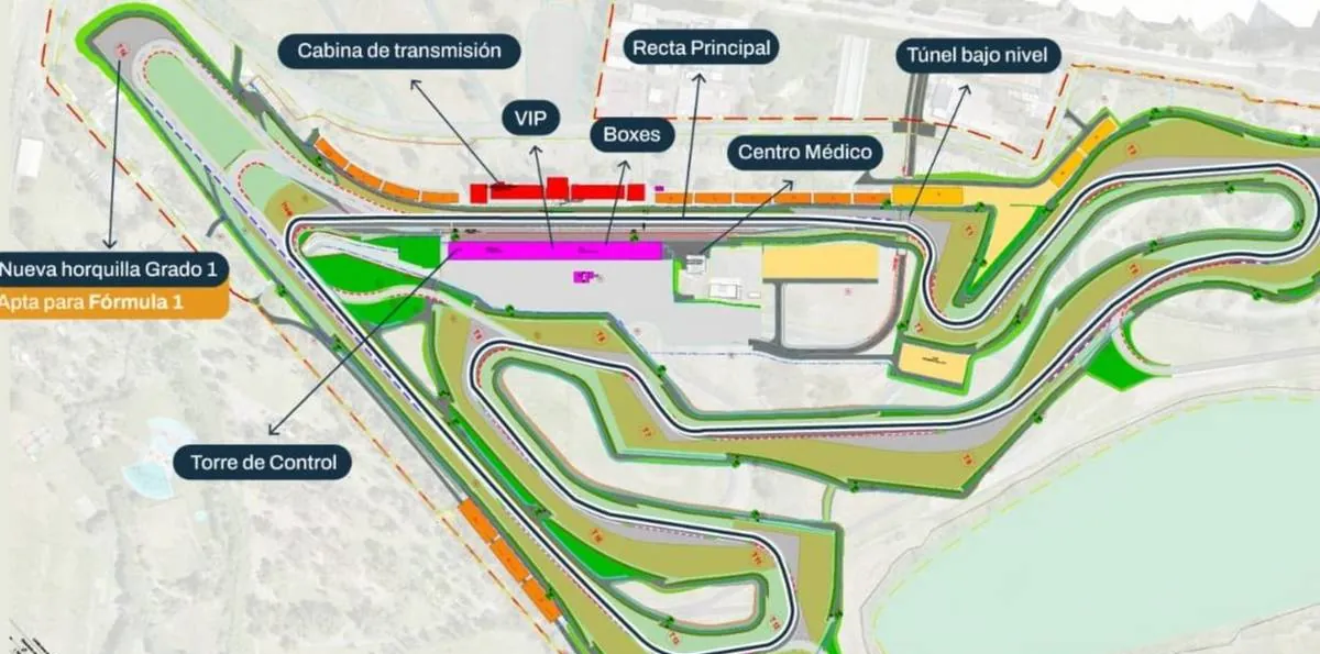 Nuevas imágenes del Autódromo Oscar y Juan Gálvez por dentro: así va quedando la megaobra