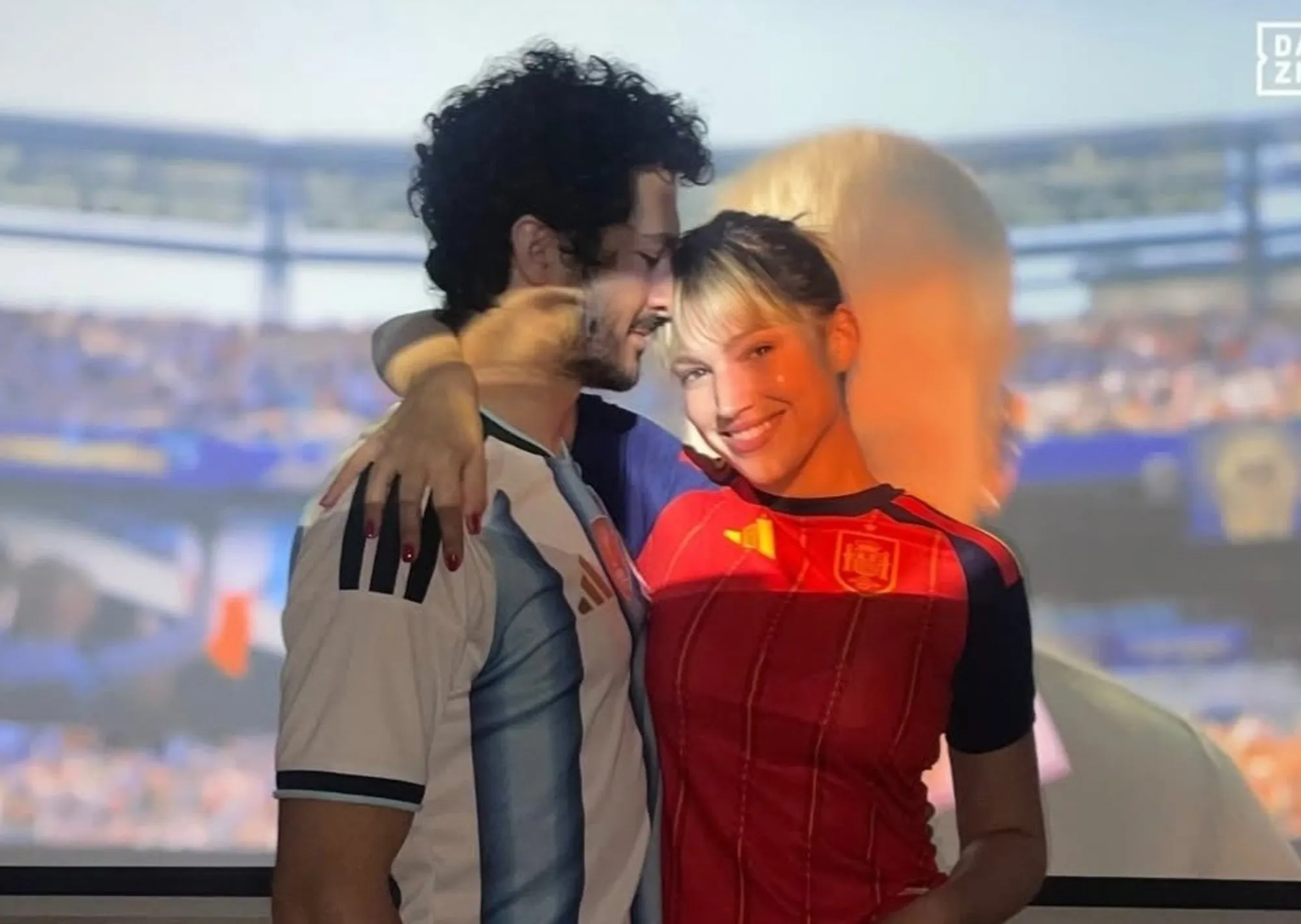 El Chino Darín y Úrsula Corberó mostraron cómo vivieron la final entre Argentina y España