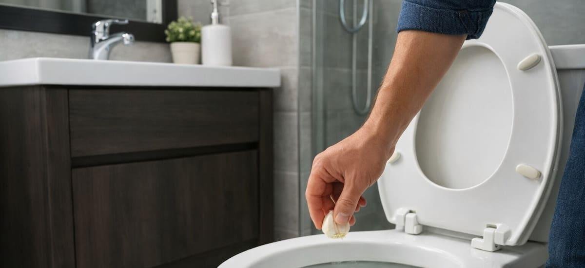 Poner un diente de ajo en el inodoro: para qué funciona y por qué sugieren hacerlo