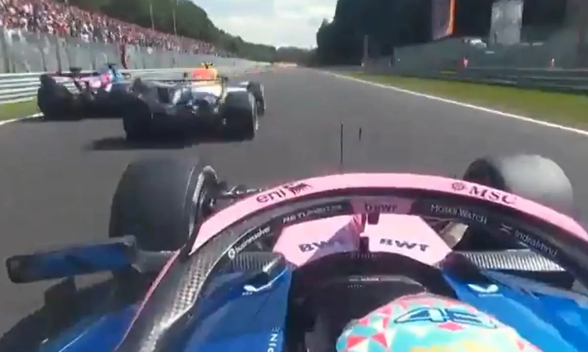 El gran adelantamiento de Franco Colapinto en el Gran Premio de Bélgica: pasó a Lawson y a Gasly