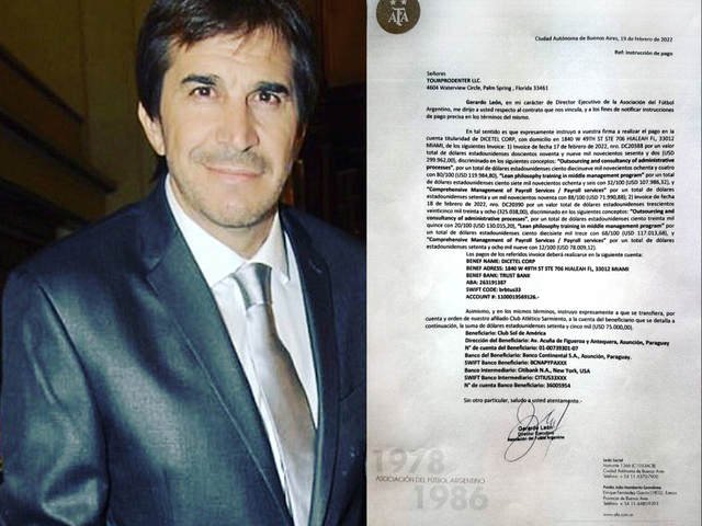 Javier Faroni pagó U$S 4 millones de la AFA a una firma fantasma por dar cursos de “filosofía del management”