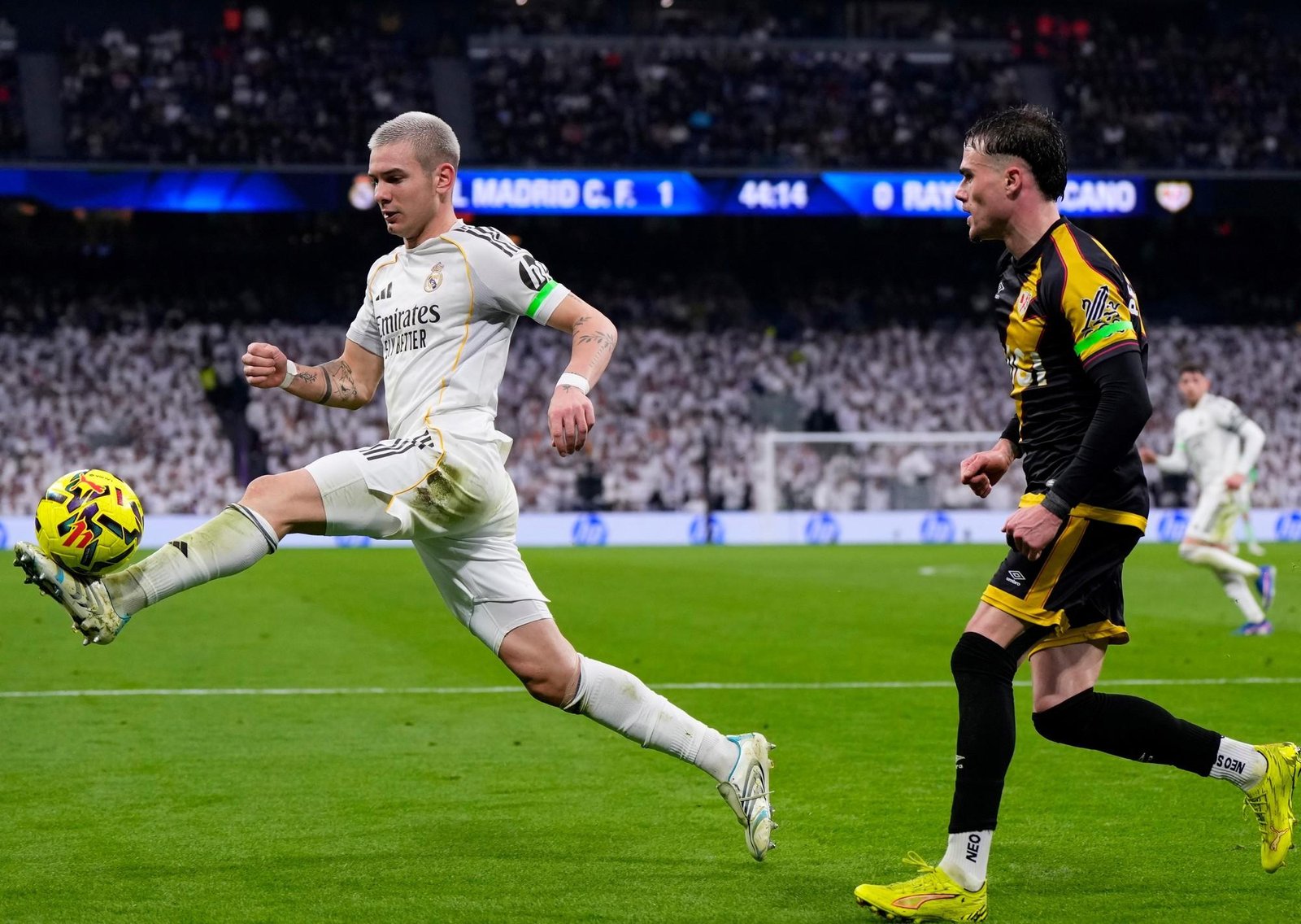 El Real Madrid ganó por un insólito penal a los 100 minutos: poco de Mastantuono, entre silbidos, vs Rayo Vallecano de Batalla