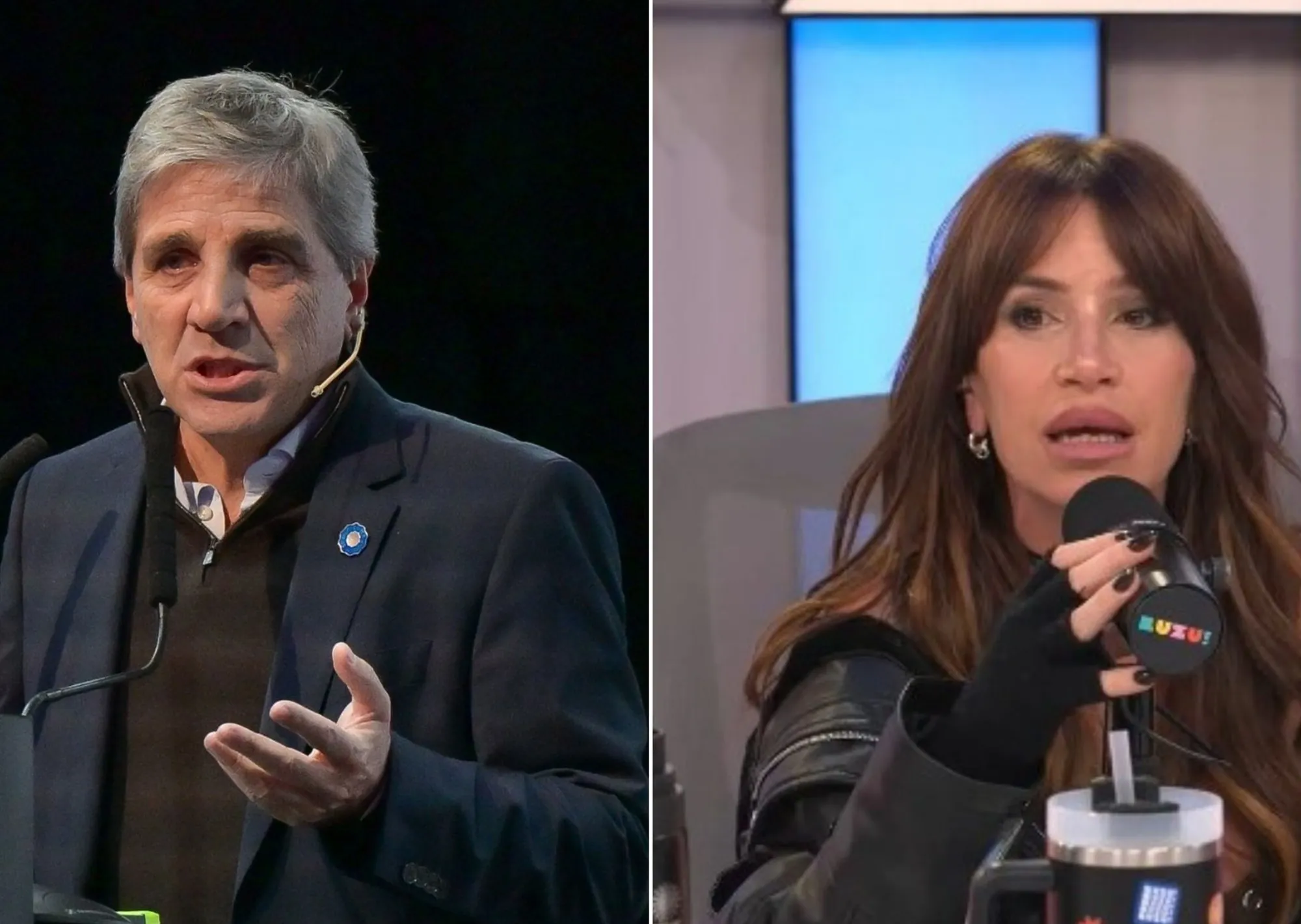 El exabrupto de Luis Caputo contra Florencia Peña por la fake news sobre Jorge Messi