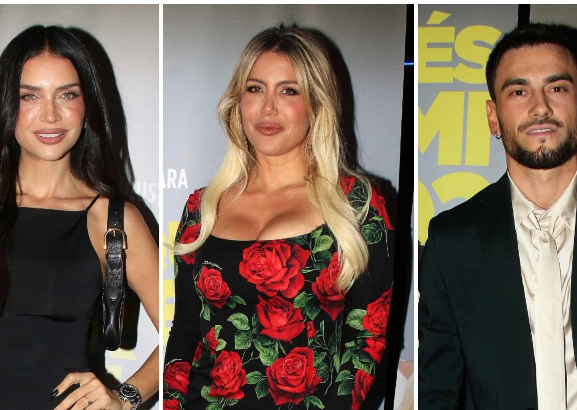 Wanda Nara presentó su película, rodeada de toda su familia: sus hijos, Zaira, sus padres y Martín Migueles