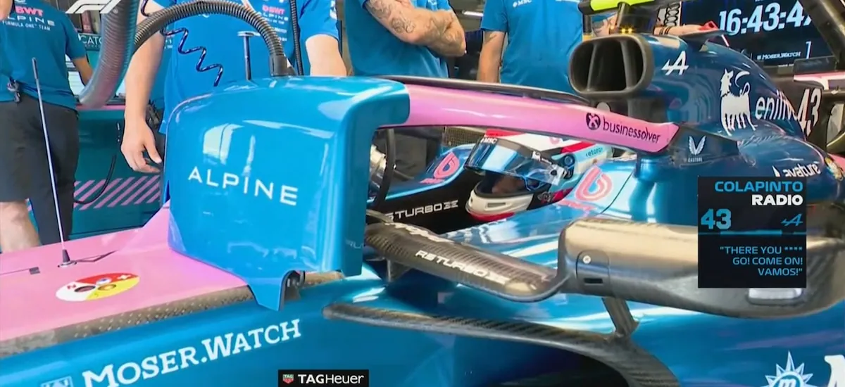 La euforia de Franco Colapinto en la radio tras la notable vuelta que lo clasificó a Q3 en el GP de España con una gran diferencia sobre Gasly: “¡Vamos!"