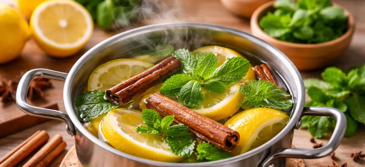 Hervir cáscara de limón, canela y menta: para qué sirve y por qué lo recomiendan