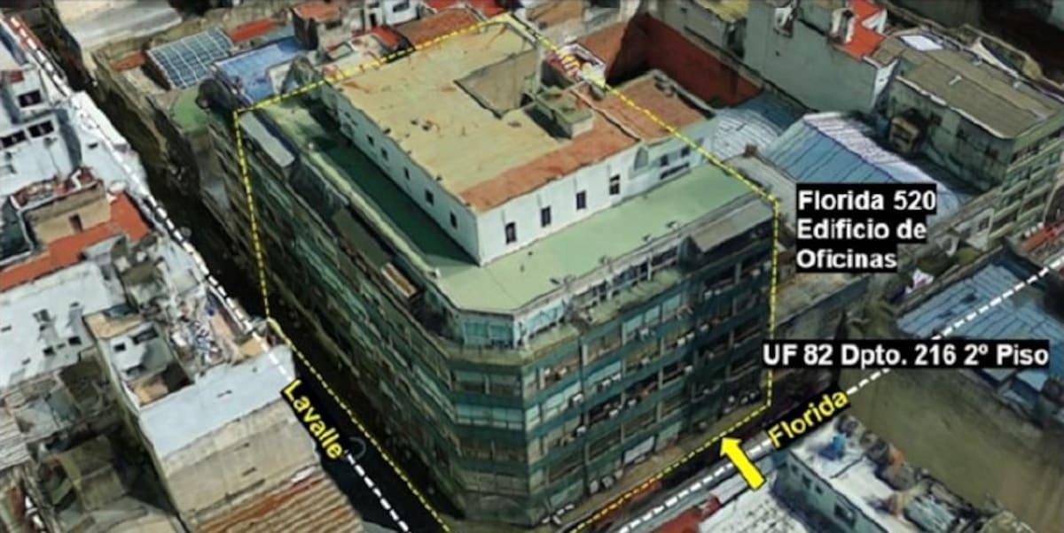 Remataron en US$35.000 una oficina del edificio de la city donde se movía el dinero del crimen